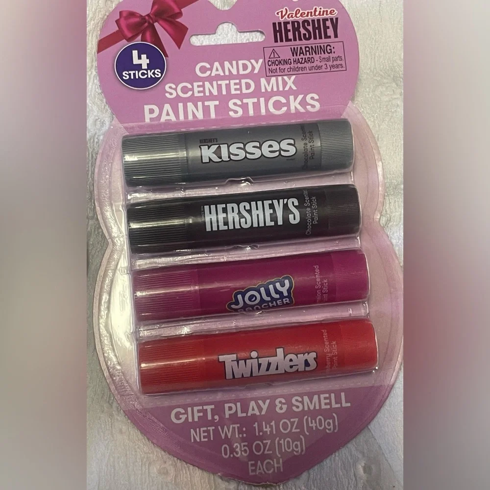 🔴‎ 3/$12 Candy Scented Paint Sticks - Pink, Gray, Brown, Red! NEW!